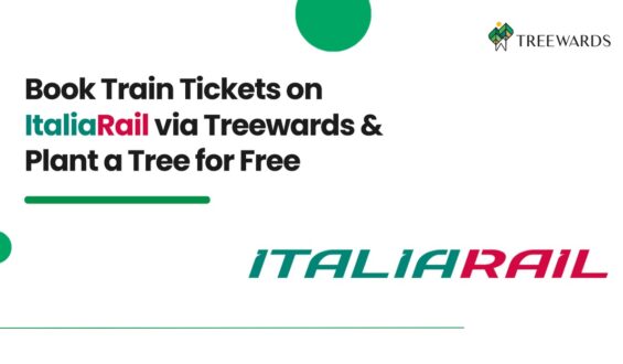 Book Train Tickets on ItaliaRail via Treewards and Plant a Tree for Free