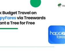 Book Budget Travel on HappyFares via Treewards & Plant a Tree for Free