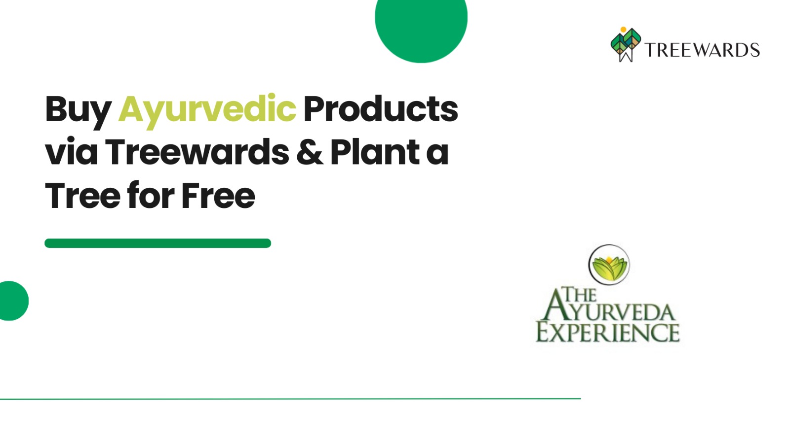 Buy The Ayurveda Experience Products via Treewards and trees planted for free