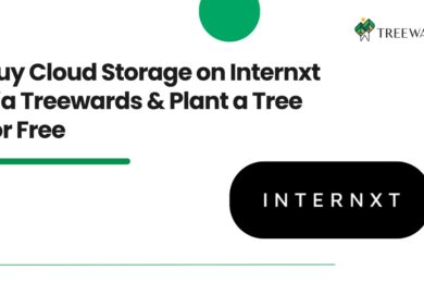 Buy Cloud Storage on Internxt via Treewards & Plant a Tree for Free