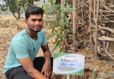 Tree Plantation Drive Story 131 – How Treewards aided Narendra Patel