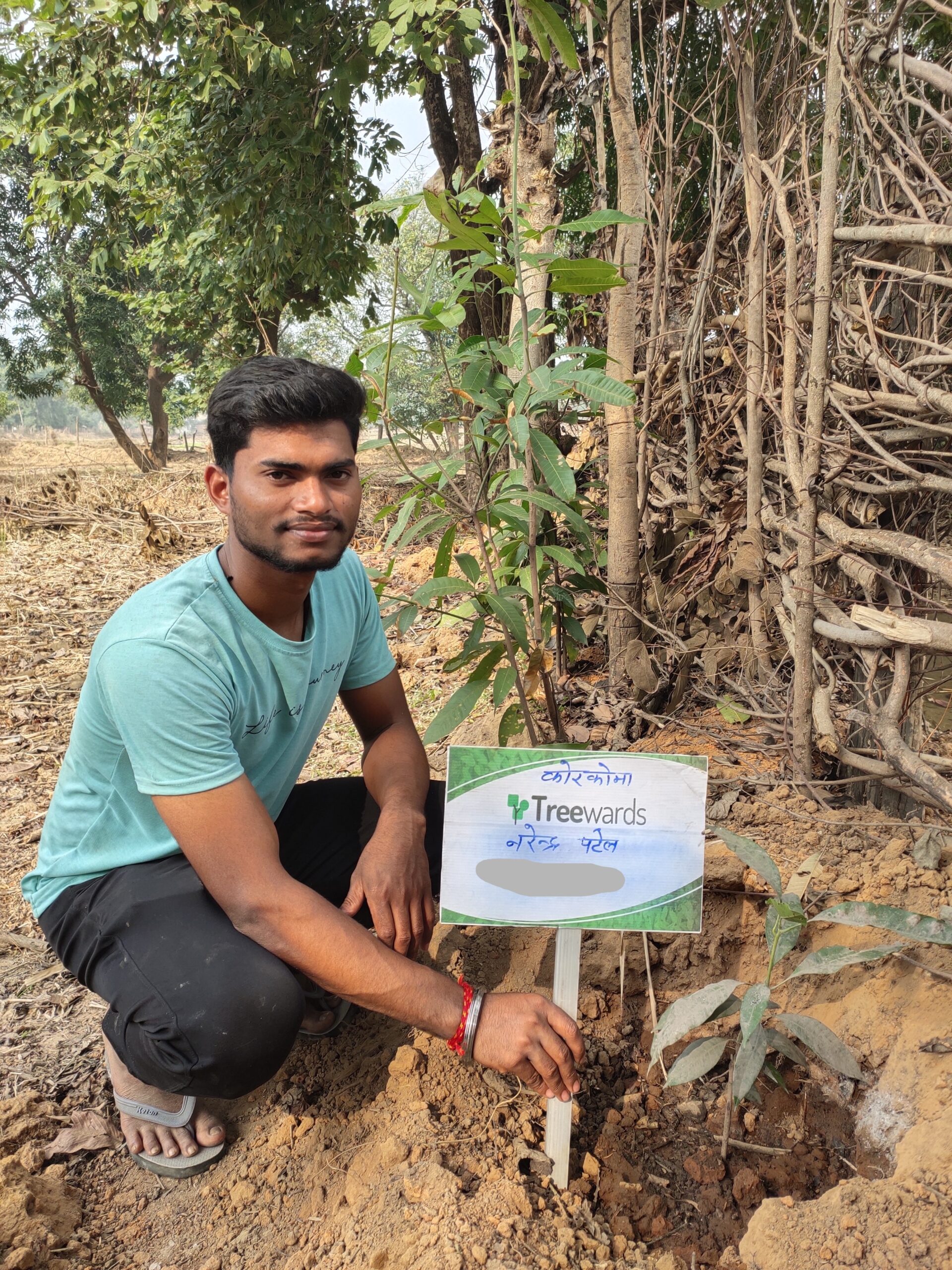 Tree Plantation Drive Story 131 – How Treewards aided Narendra Patel