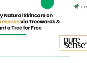 Buy Natural Skincare on Puresense via Treewards & Plant a Tree for Free
