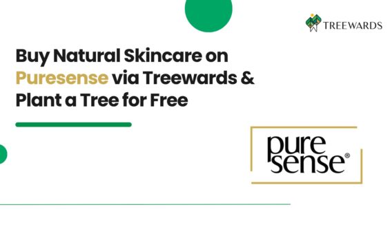 Buy Natural Skincare on Puresense via Treewards & Plant a Tree for Free