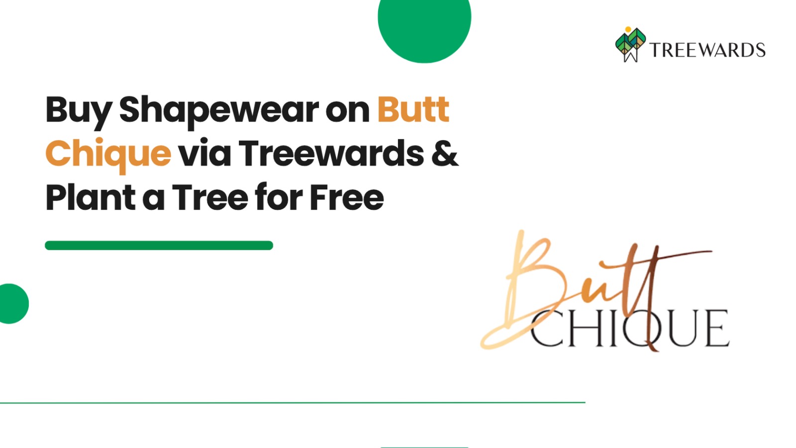 Buy Shapewear on Butt Chique via Treewards & Plant a Tree for Free