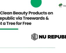 Buy Clean Beauty Products on Nurepublic via Treewards & Plant a Tree for Free