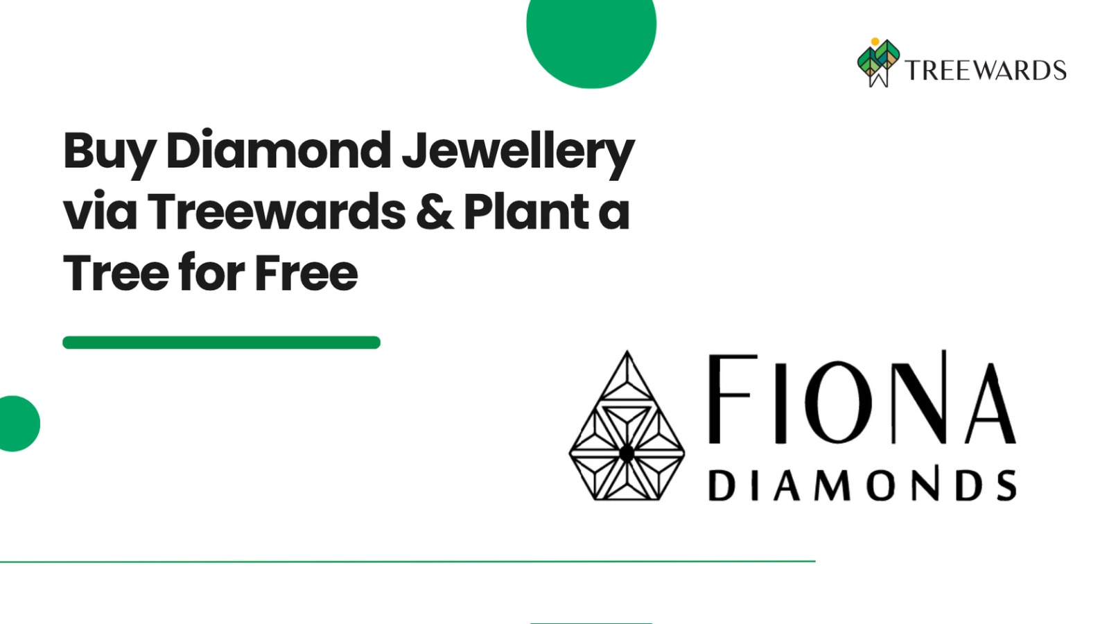 Buy Diamond Jewellery on Fiona Diamonds via Treewards & Plant a Tree for Free