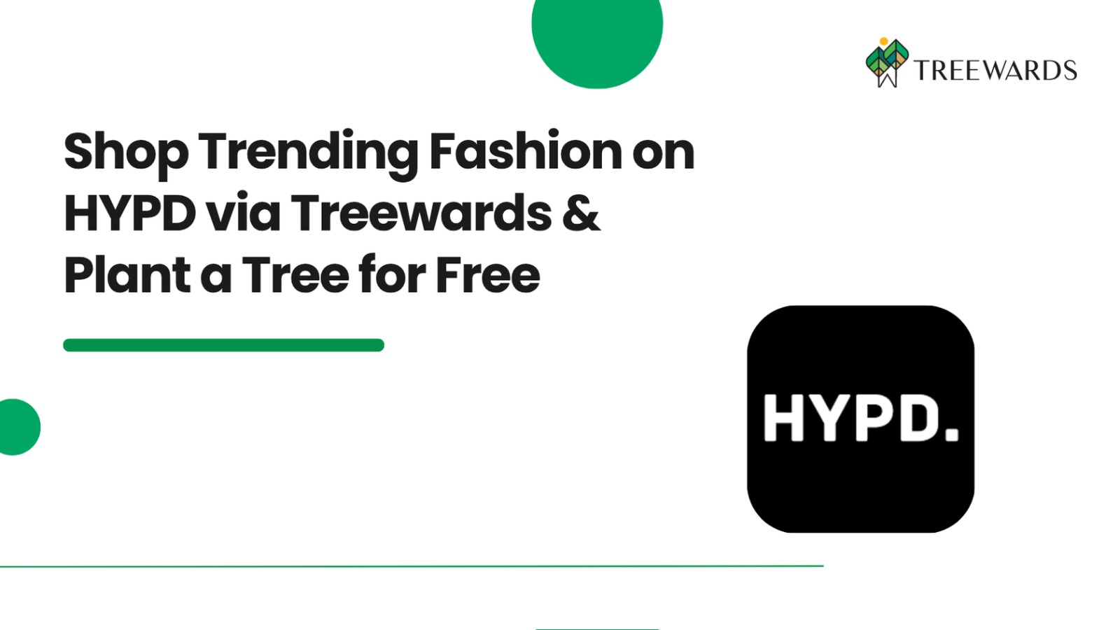 Shop Trending Fashion on HYPD.Store via Treewards & Plant a Tree for Free