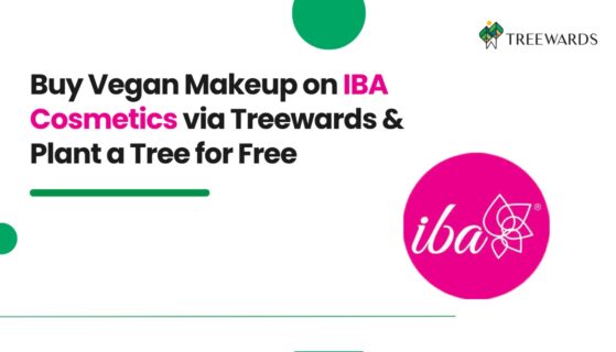 Buy Vegan Makeup on IBA Cosmetics via Treewards & Plant a Tree for Free