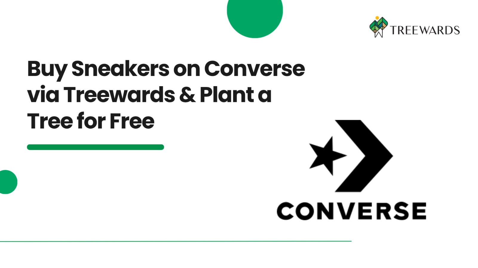 Buy Sneakers on Converse via Treewards & Plant a Tree for Free
