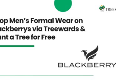 Shop Men’s Formal Wear on Blackberrys via Treewards & Plant a Tree for Free