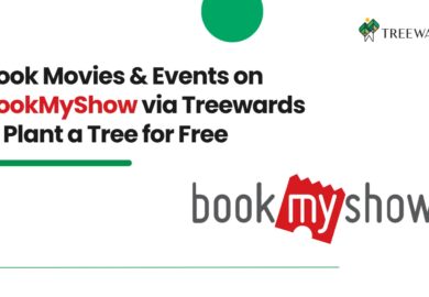Book Movies & Events on BookMyShow via Treewards & Plant a Tree for Free