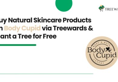 Buy Natural Skincare Products on Body Cupid via Treewards & Plant a Tree for Free