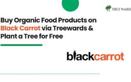 Buy Organic Food Products on Black Carrot via Treewards & Plant a Tree for Free
