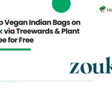 Shop Vegan Indian Bags on Zouk via Treewards & Plant a Tree for Free