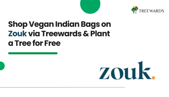 Shop Vegan Indian Bags on Zouk via Treewards & Plant a Tree for Free